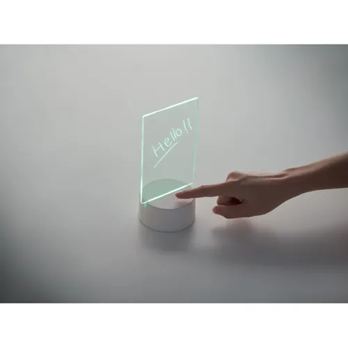 LEDMEMO Világító LED jegyzettábla Fehér 