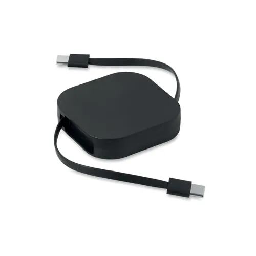LINEA 100 100 W visszahúzható töltőkábel Fekete 