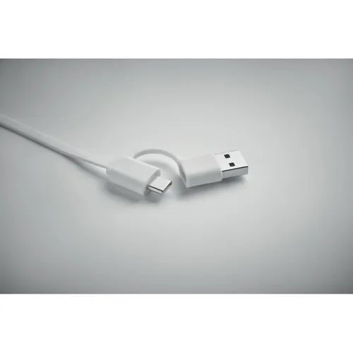 LINEA 60W visszahúzható töltőkábel Fehér 