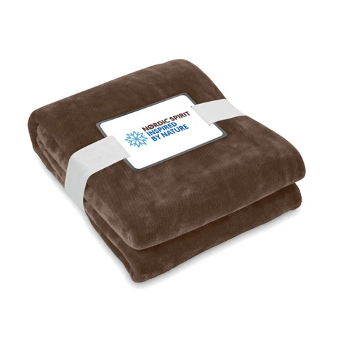 LOGAN RPET polár takaró 280 g Csokoládé 