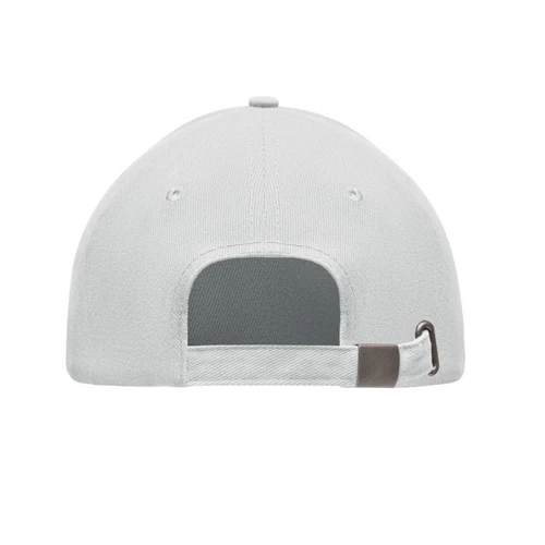 LONG BEACH SINGA 5 panel baseball sapka 260g/m² Fehér 