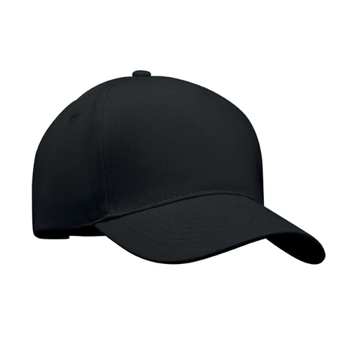 LONG BEACH SINGA 5 panel baseball sapka 260g/m² Fekete 