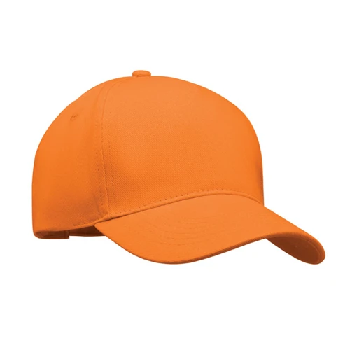 LONG BEACH SINGA 5 panel baseball sapka 260g/m² Narancssárga 