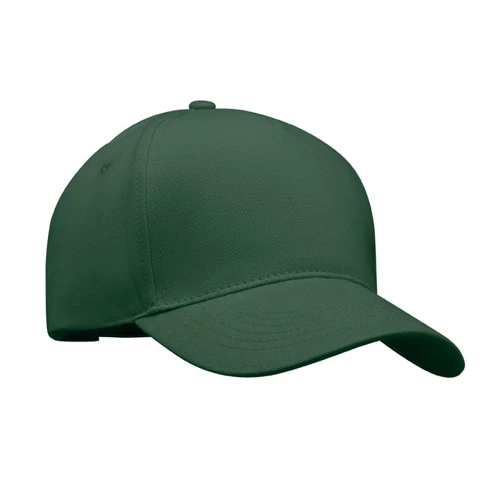 LONG BEACH SINGA 5 panel baseball sapka 260g/m² Sötétzöld 