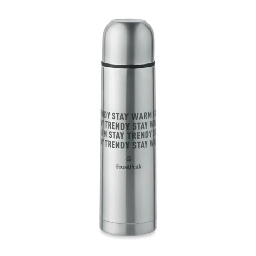 MAHUA Duplafalú palack 500 ml Matt Ezüst 