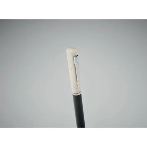 MAIPEN Búzaszalma/ABS golyóstoll Fehér/fekete 