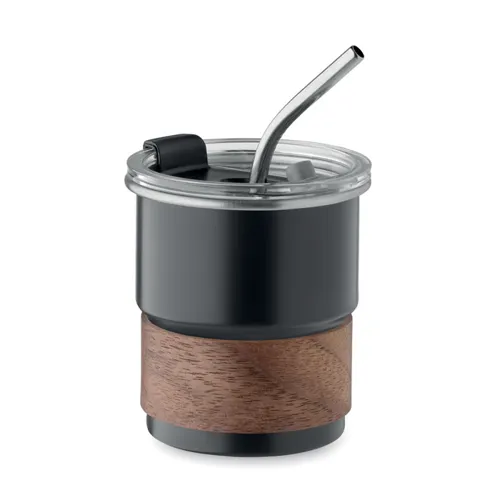 MATE Szimplafalú pohár 260 ml Fekete 