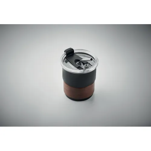 MATE Szimplafalú pohár 260 ml Fekete 