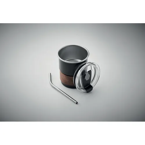 MATE Szimplafalú pohár 260 ml Fekete 