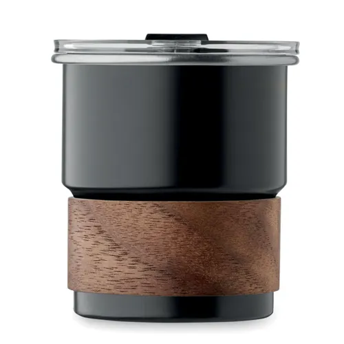 MATE Szimplafalú pohár 260 ml Fekete 