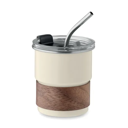 MATE Szimplafalú pohár 260 ml Bézs 
