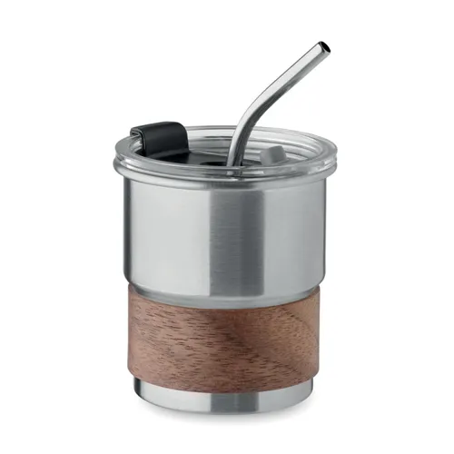 MATE Szimplafalú pohár 260 ml Matt Ezüst 