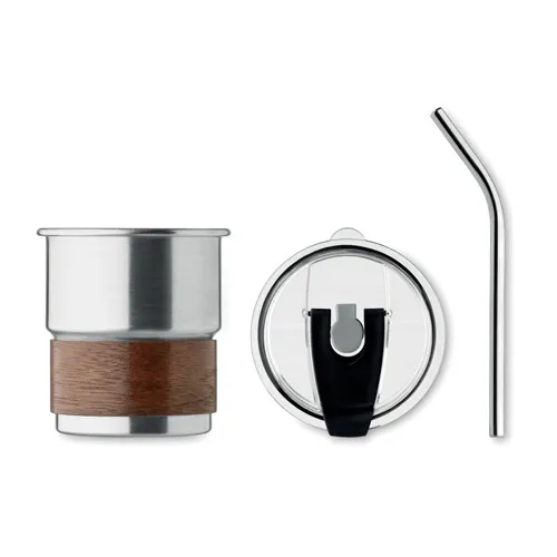 MATE Szimplafalú pohár 260 ml Matt Ezüst 
