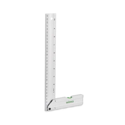 MEJURE Alum. vízmérték vonalzó 30 cm Ezüst 