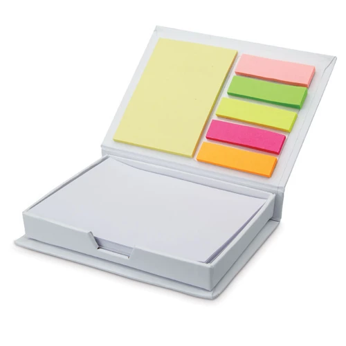 MEMOKIT Asztali karton notesz Fehér 