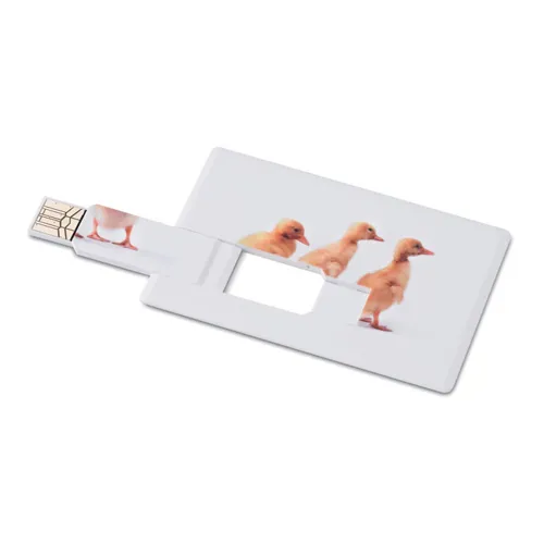 MEMORAMA Creditcard. USB flash 16GB Fehér 