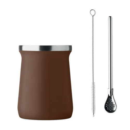 MIYERBA Yerba mate tea pohár Barna 