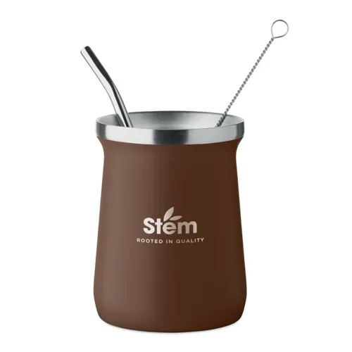 MIYERBA Yerba mate tea pohár Barna 
