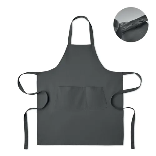 GAMMA Biopamut kötény 240 g/m² sötét szürke 