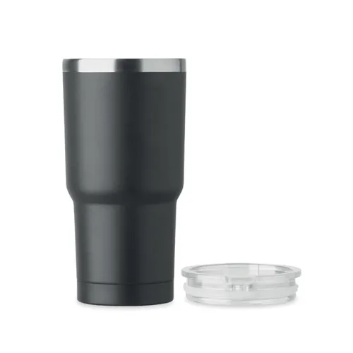 SUM Duplafalú pohár 500 ml Fekete 