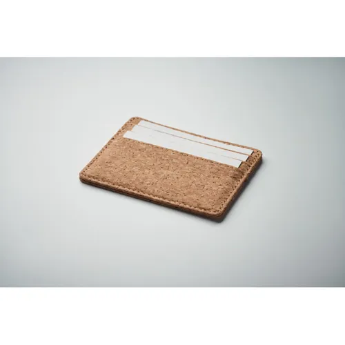 WALLK RFID parafa kártyatartó bézs 