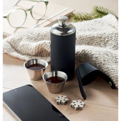 COCOON Italtartó poharakkal, 230 ml Fekete 