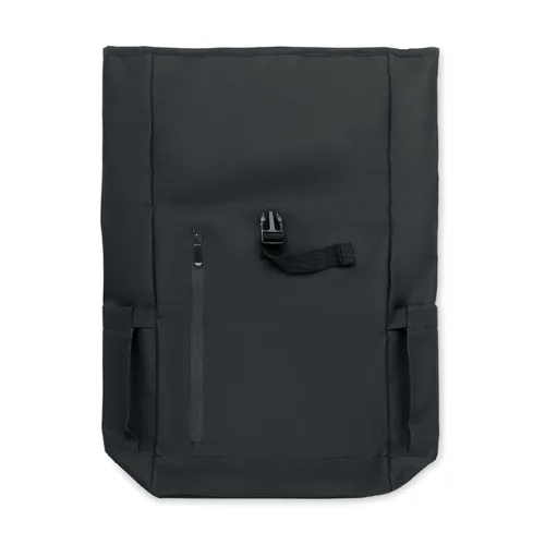 BANGKOK ROLL Rolltop laptop hátizsák 600D Fekete 