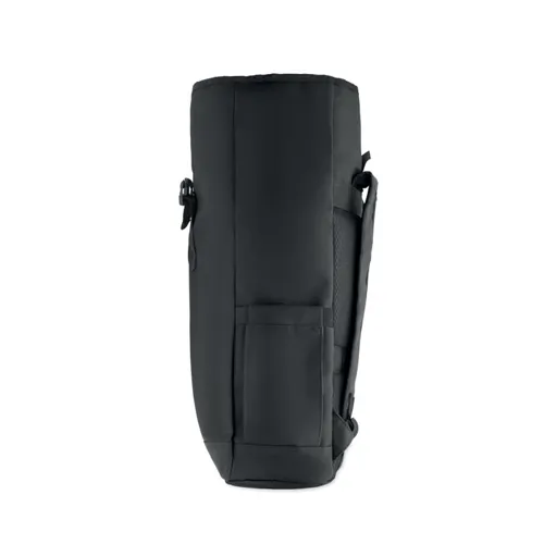 BANGKOK ROLL Rolltop laptop hátizsák 600D Fekete 