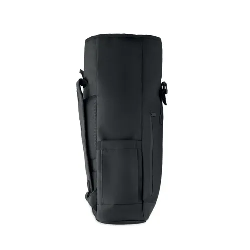 BANGKOK ROLL Rolltop laptop hátizsák 600D Fekete 