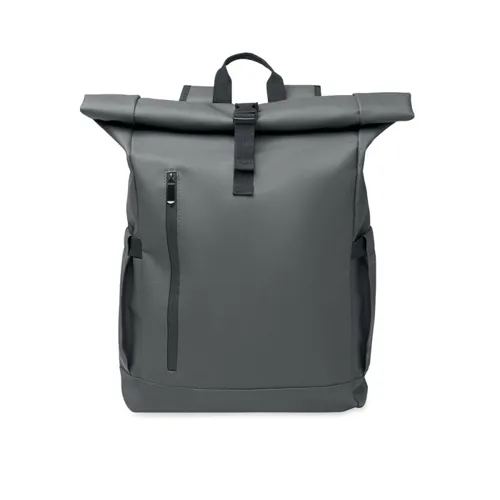 BANGKOK ROLL Rolltop laptop hátizsák 600D sötét szürke 