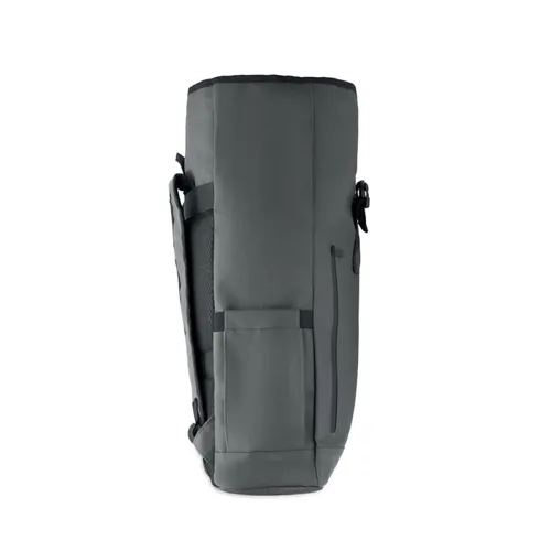 BANGKOK ROLL Rolltop laptop hátizsák 600D sötét szürke 