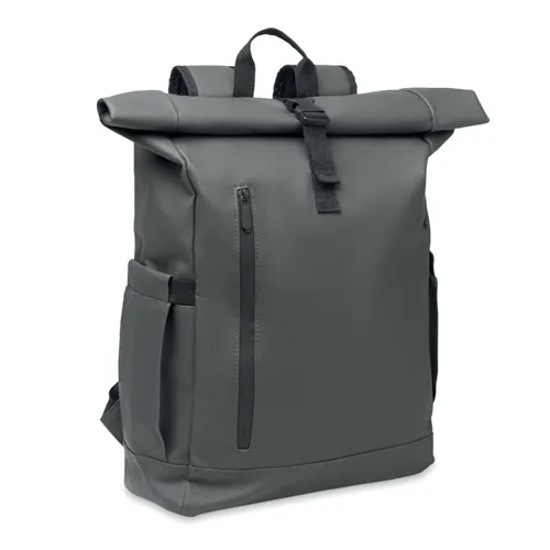 BANGKOK ROLL Rolltop laptop hátizsák 600D sötét szürke 