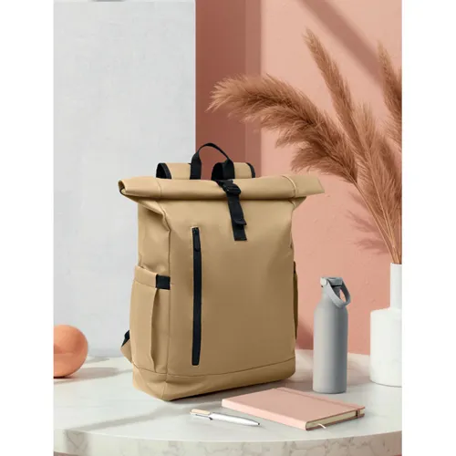 BANGKOK ROLL Rolltop laptop hátizsák 600D Zöld 