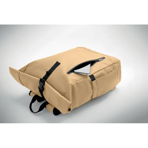 BANGKOK ROLL Rolltop laptop hátizsák 600D Zöld 