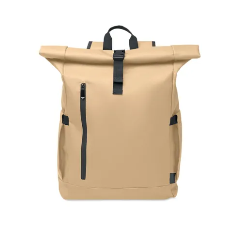 BANGKOK ROLL Rolltop laptop hátizsák 600D Zöld 