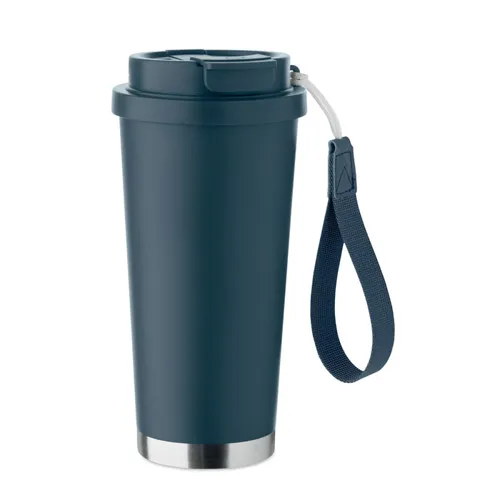 TOPAZ LARGE Duplafalú pohár 500 ml sötétkék 