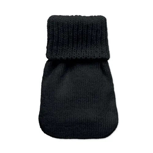 WARMMUFF Kötött poliészter kézmelegítő Fekete 