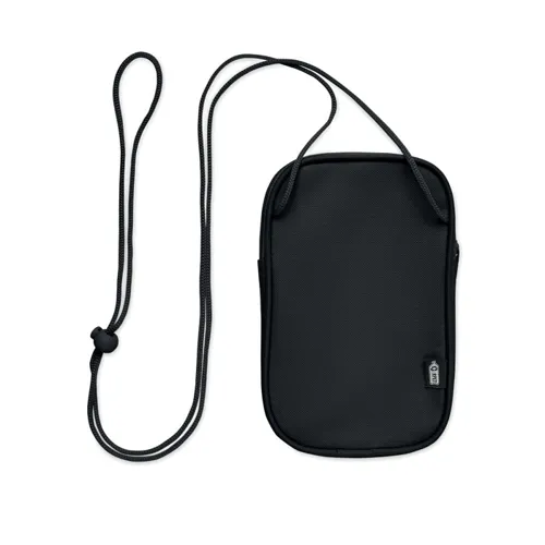 KOROVIN POUCH RPET keresztpántos úti tok Fekete 