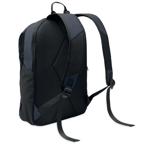 KOROVIN 15 col puha PU laptop hátizsák sötétkék 