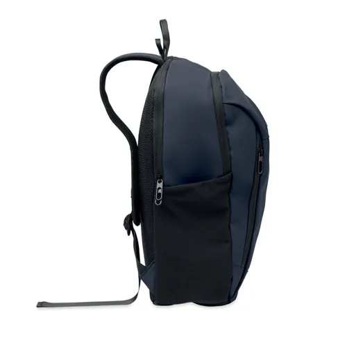 KOROVIN 15 col puha PU laptop hátizsák sötétkék 