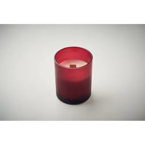 KIVAS WOOD Növényi viaszgyertya 80 g Piros 