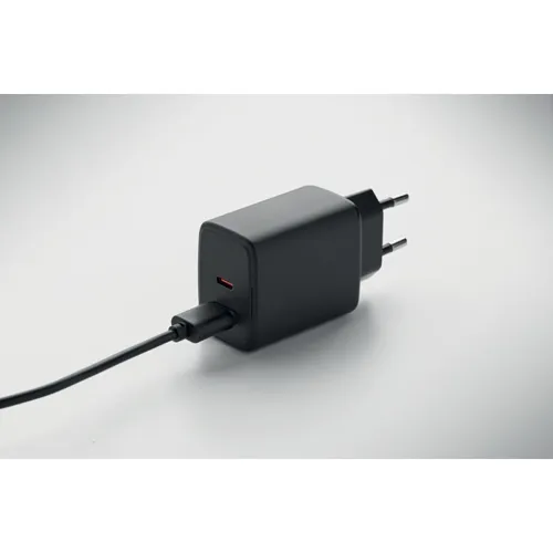 EXTEN EU 2 pólusú fali adapter/töltő Fekete 