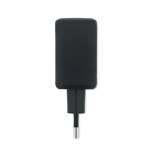 EXTEN EU 2 pólusú fali adapter/töltő Fekete 