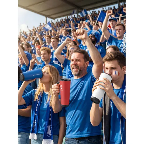 HOWLER CUP Doppelwandiger Becher 700ml közép kék 