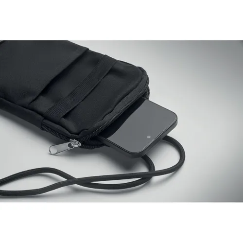 MOBIBOLSA Keresztpántos telefon tartó Fekete 