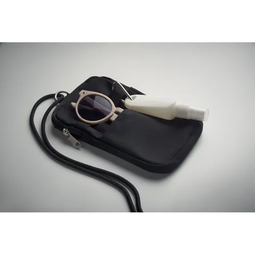 MOBIBOLSA Keresztpántos telefon tartó Fekete 