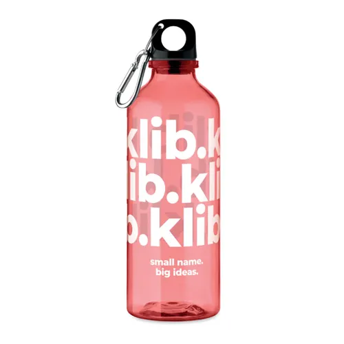 MOSS RE500 RPET palack 500 ml Áttetsző Piros 