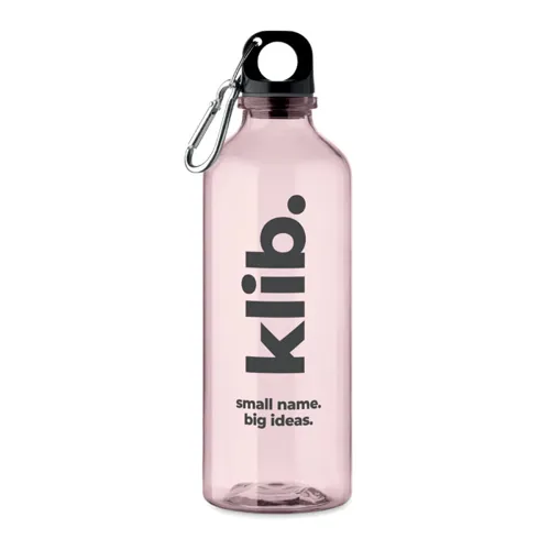 MOSS RE500 RPET palack 500 ml Áttetsző Rózsaszín 