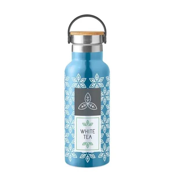 500 ml-es, egyedi Pantone színű, duplafalú rozsdamentes acél palack.  