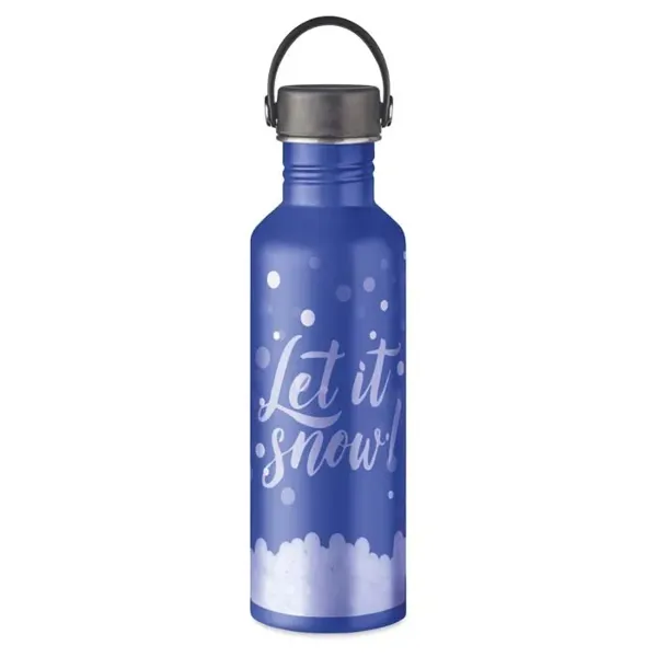 500 ml-es, egyedi Pantone színű, szimplafalú rozsdamentes acél palack.  